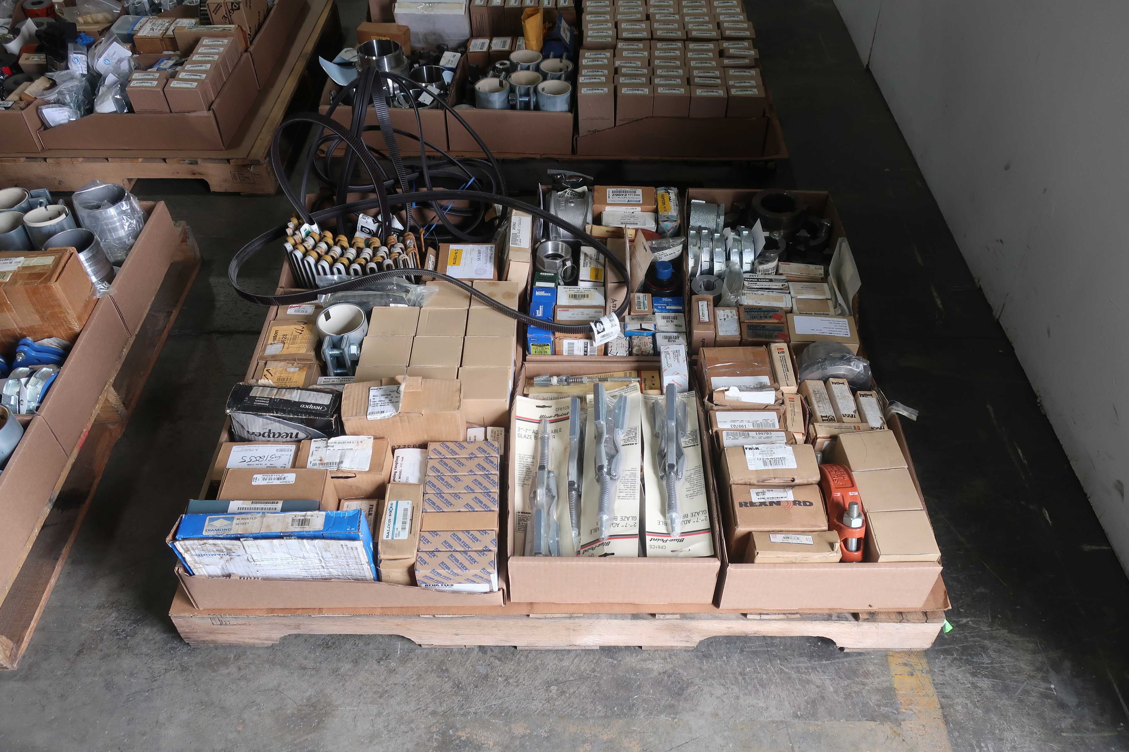 SKU 1770211 - 4 PALLETS OF ASSORTED POWER TRANSMISSION REPLACEMENT PARTS - POWER TRANSMISSION