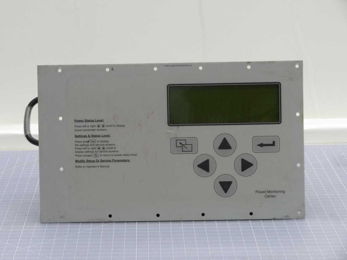 ASCO 609269 DIGITAL POWER METER T214082 - AUTOMATION & CONTROLS