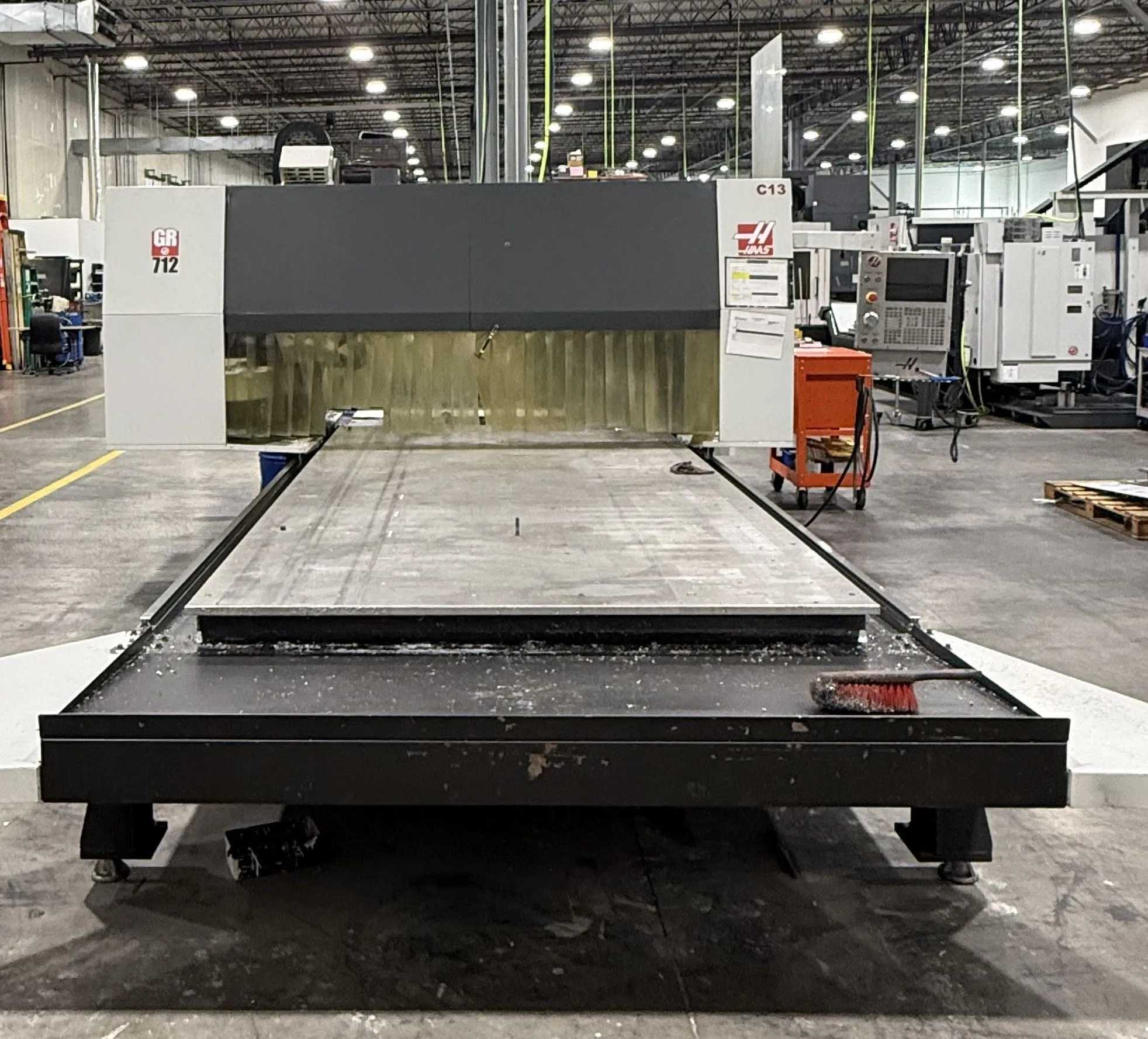 2017 Haas GR-712 CNC Gantry Router, 145" X, 85" Y, 15 HP, 8100 RPM, 4238 Hours - CNC ROUTERS