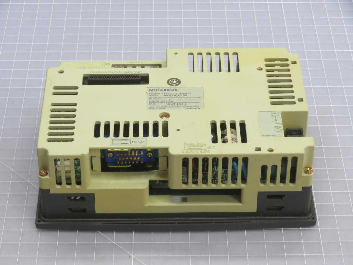 MITSUBISHI A850GOT-LBD OPERATOR TERMINAL T241184 - OPERATOR INTERFACE PANELS