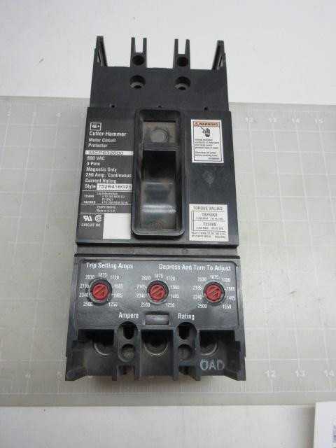 CUTLER HAMMER MCP532500 MOTOR CIRCUIT PROTECTOR T55140 - CIRCUIT BREAKERS