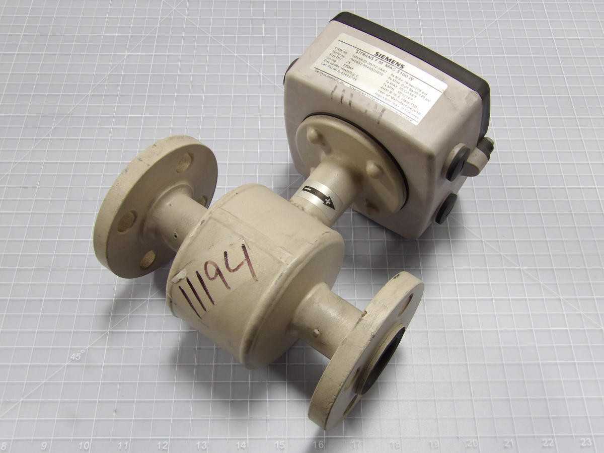 SIEMENS 7ME6520-2DJ12-2AA2 SITRAN FM MAG 5100 W SITRANS FM ELECTROMAGNETIC FLOW SENSOR 60V MAX SIZE - PRESSURE TRANSMITTER