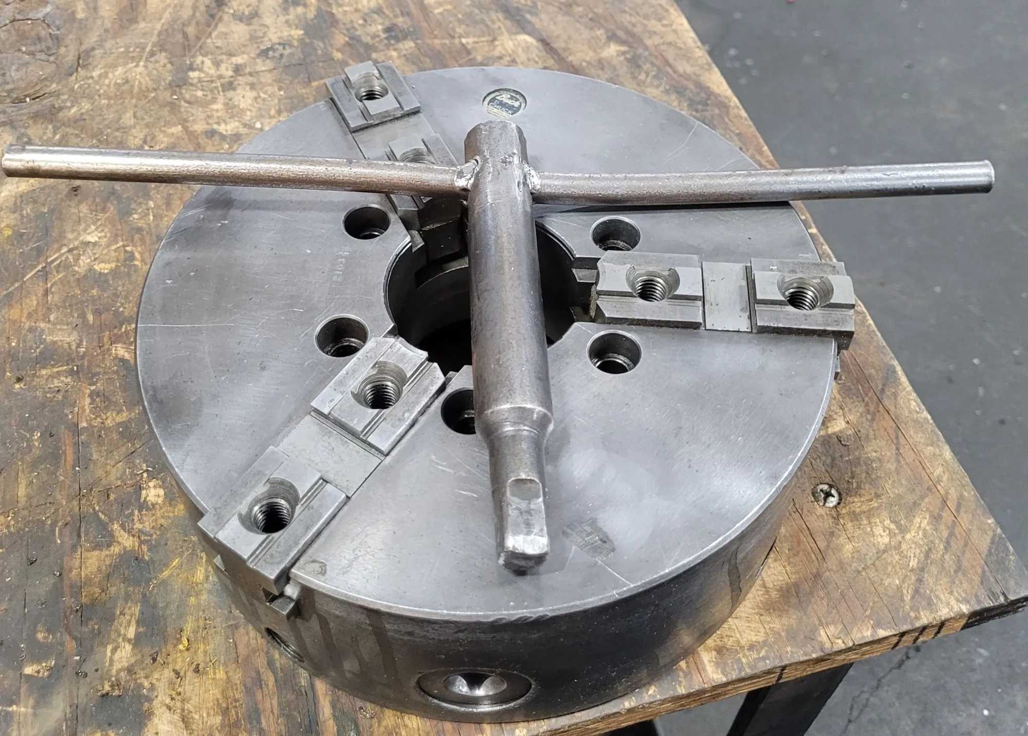 10” Buck Model 2103R – 3 Jaw Adjust-Tru Chuck Plain Back - MACHINING ACCESSORIES & TOOLING