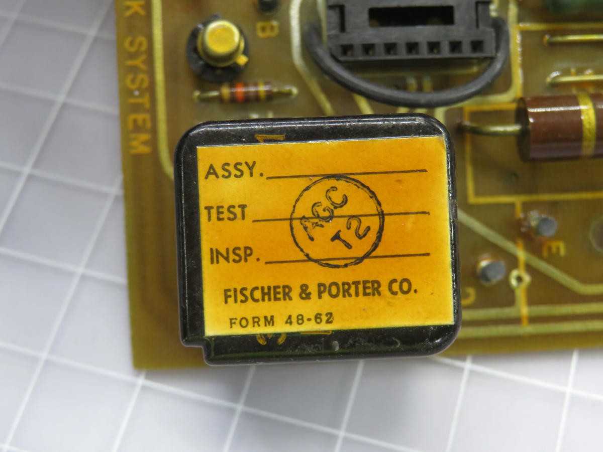 FISCHER & PORTER B167U03 PC CONTROLLER AMPLIFIER T235373 - PCB CIRCUIT BOARDS