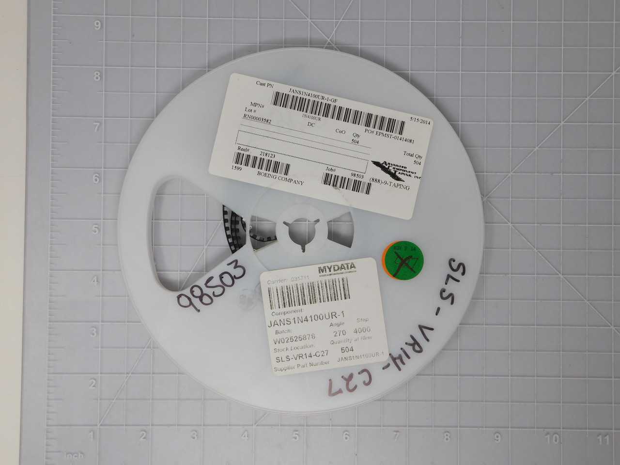 LOT OF 60 MICROSEMI JANS1N4100UR-1 ZENER DIODES VOLTAGE REGULATOR T136139 - INDUSTRIAL PARTS