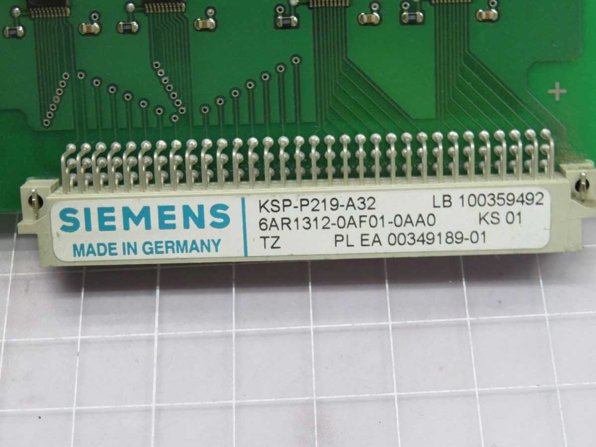 SIEMENS KSP-P219-A32 BACKPLANE BOARD T253622 - PCB CIRCUIT BOARDS