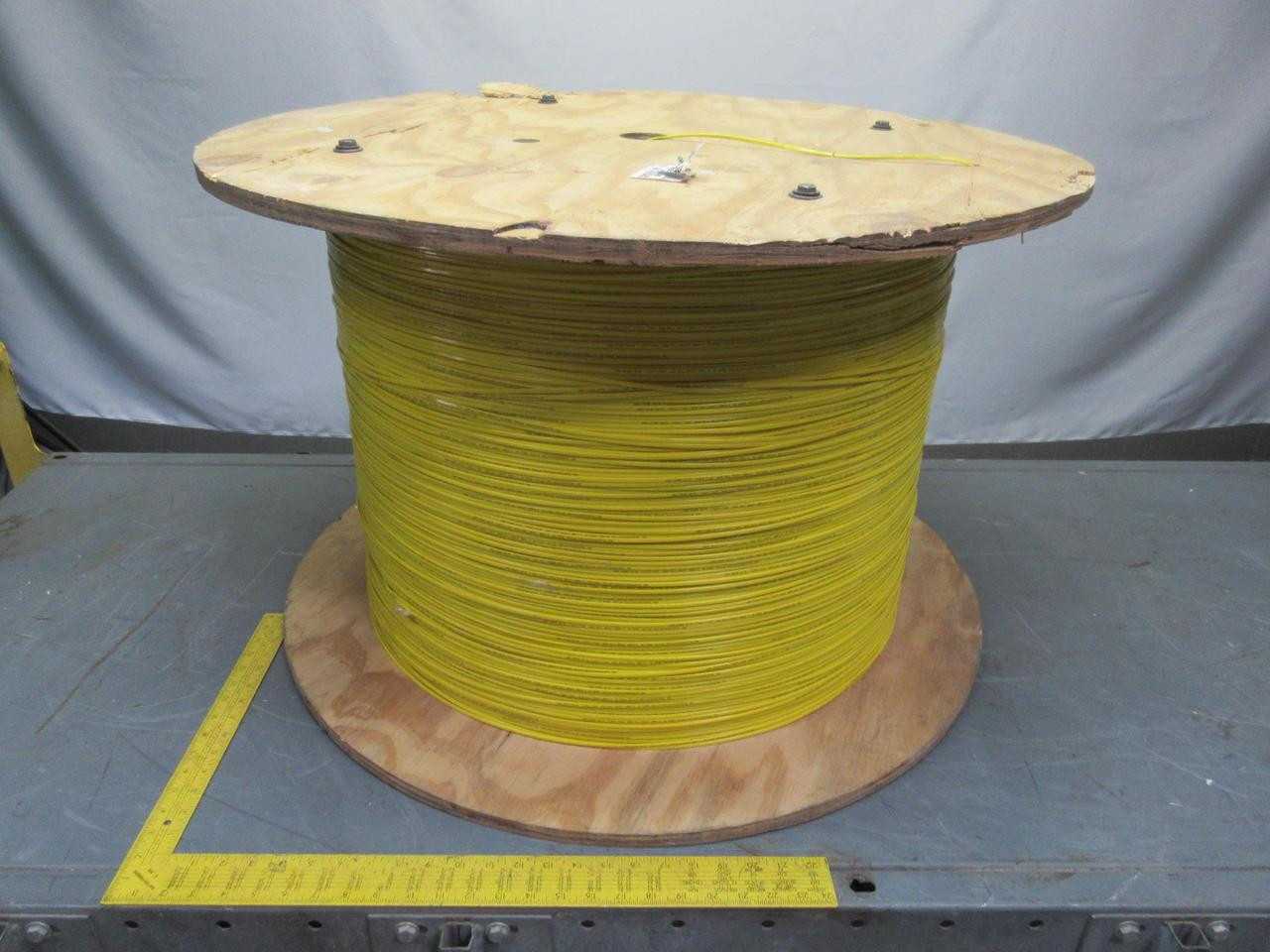 ADC TELECOM OPTICAL CABLE SINGLE MODE 6 FIBER TYPE OFNP 3000 FT - FIBER OPTIC CABLE