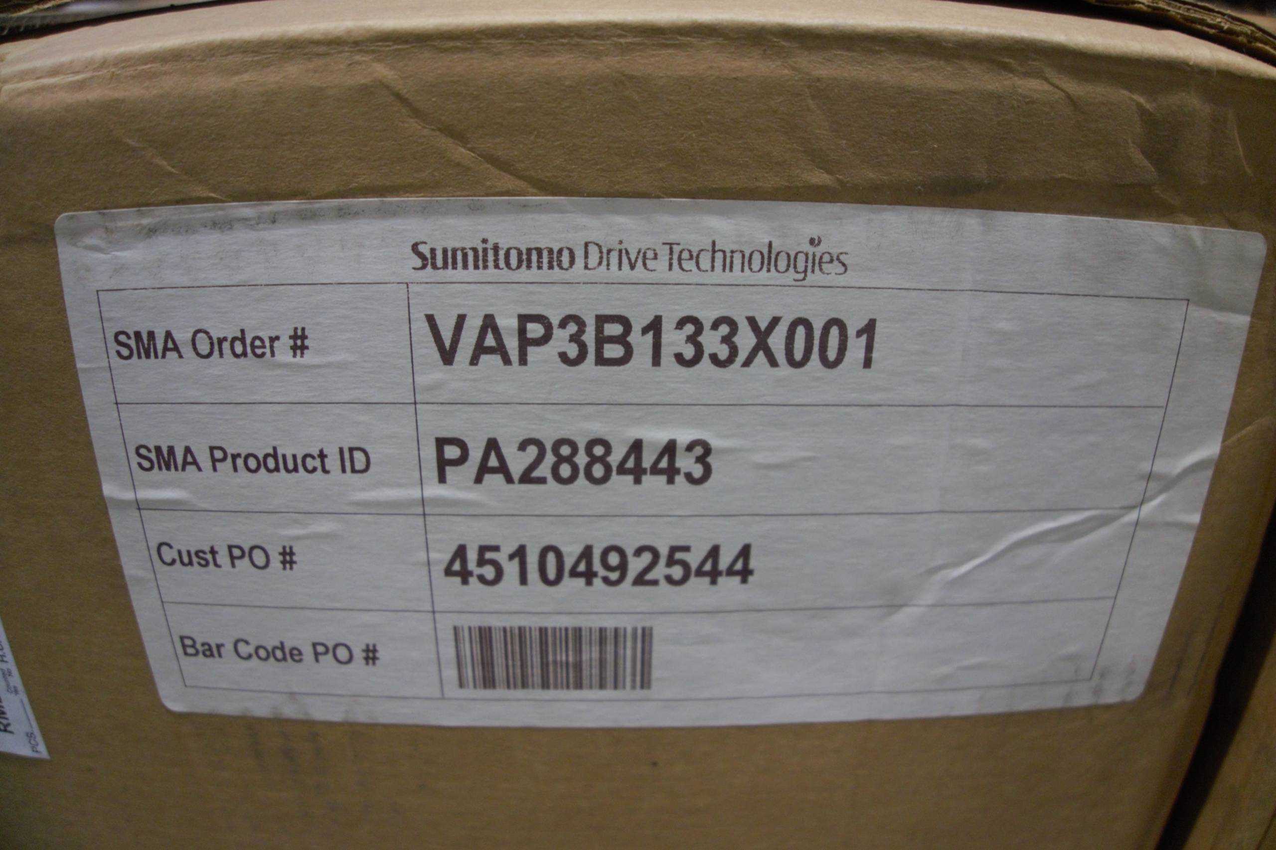 SKU 1787257 - LOT OF 2 SUMITOMO GEARMOTORS - GEARMOTOR