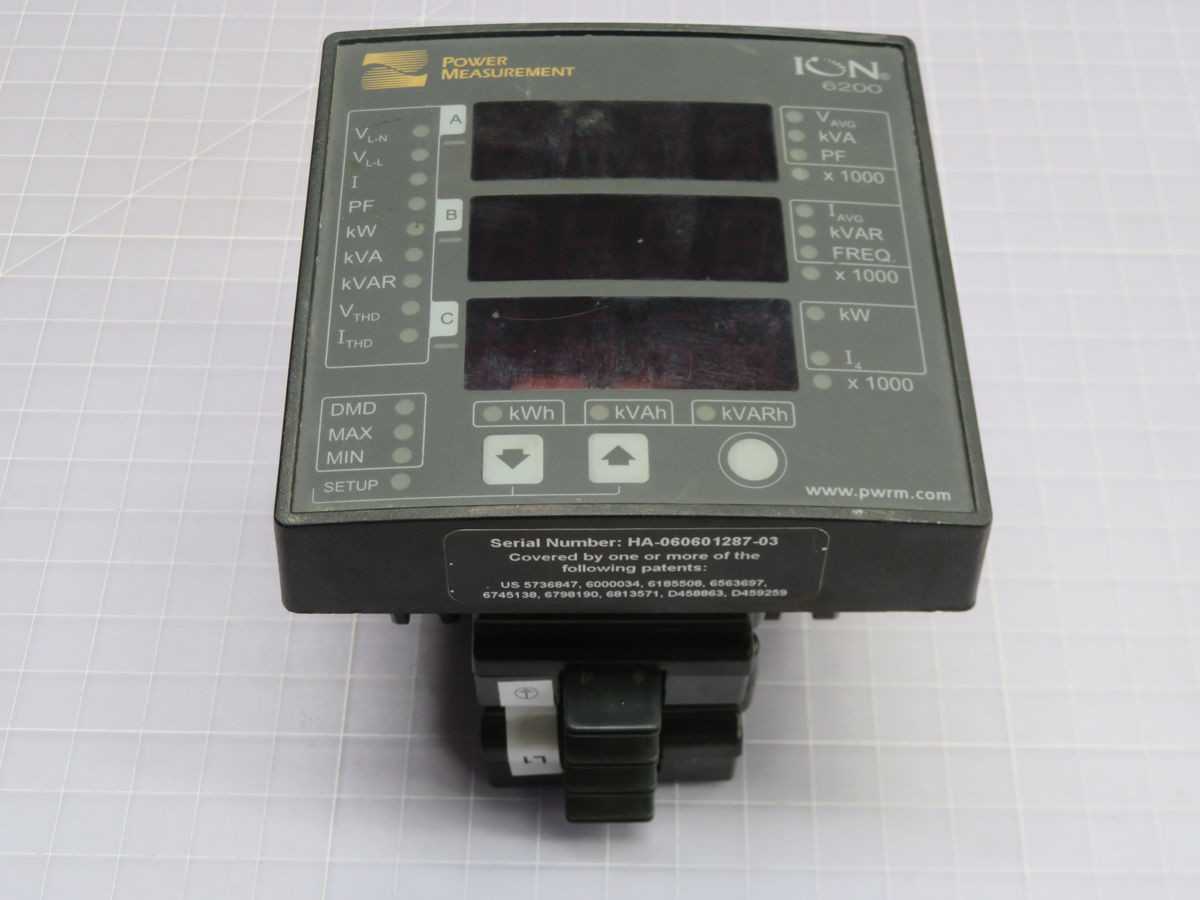 POWER MEASUREMENT 6200 POWER/ENERGY METER T250050 - AUTOMATION & CONTROLS