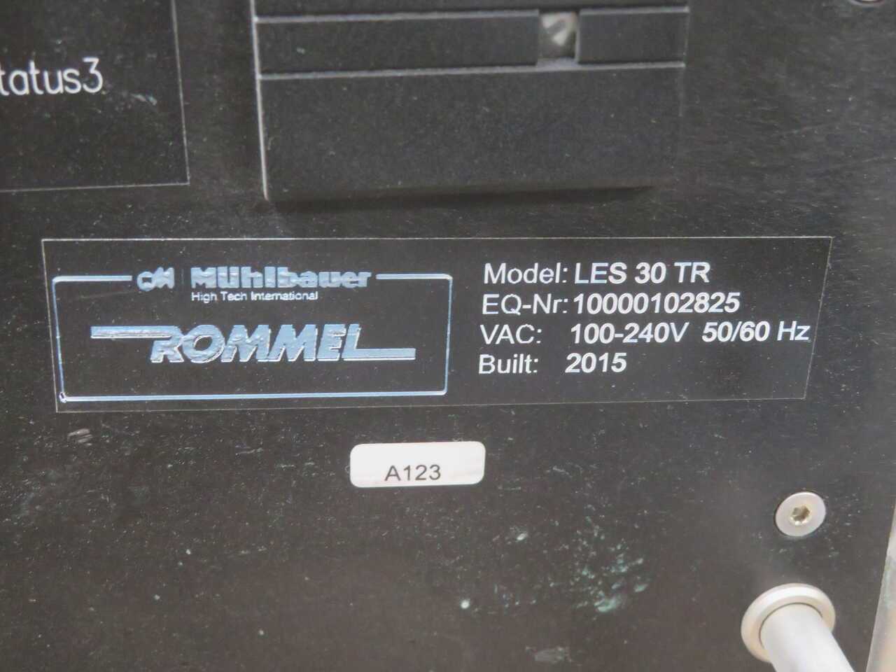 ROMMEL LES 30 TR 10000102825 MARKING SYSTEM ASSEMBLY SS-07 - OPERATOR CONTROLS