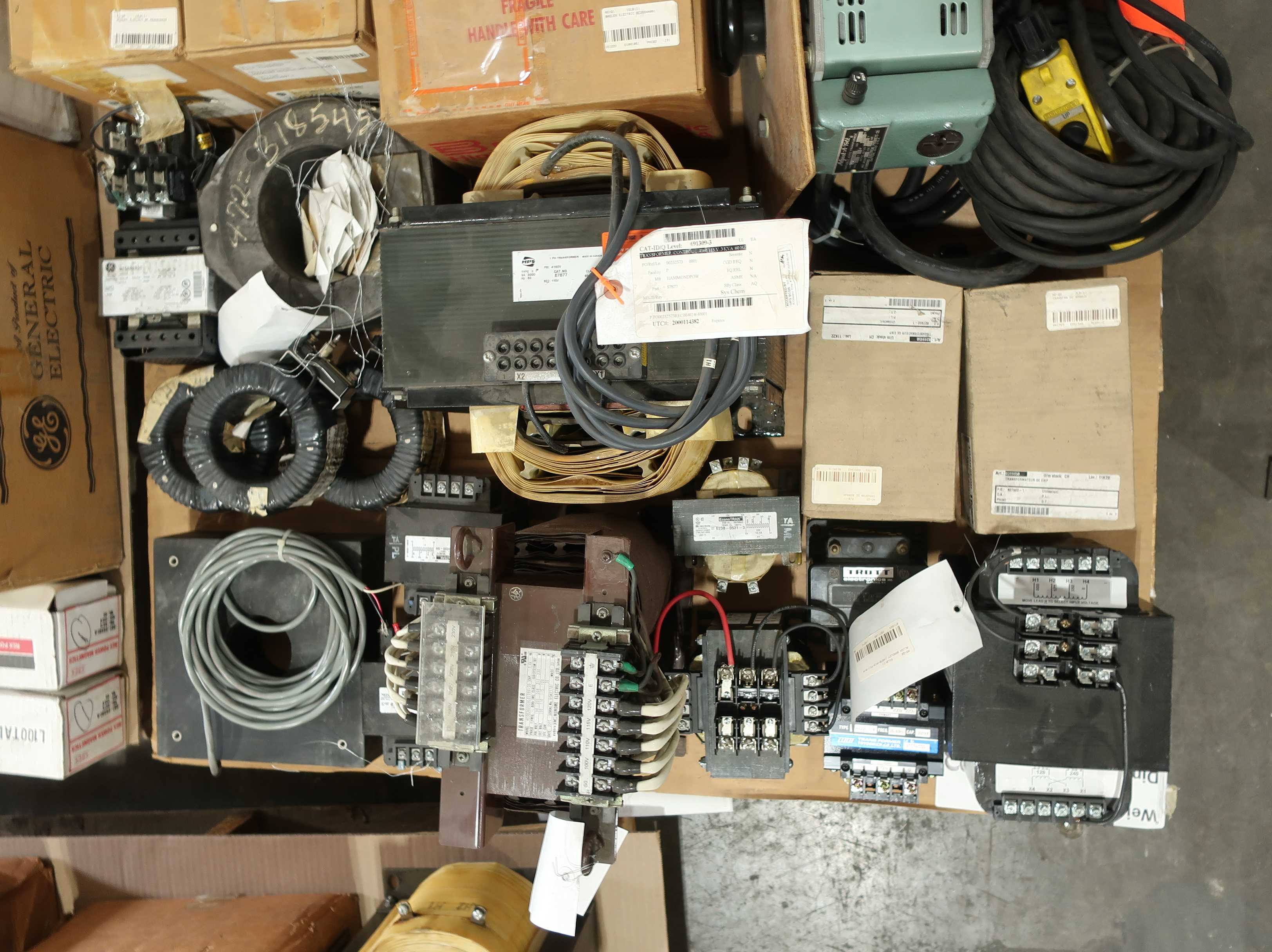 SKU 1779103 - 3 PALLETS OF ASSORTED TRANSFORMERS - POWER TRANSFORMERS