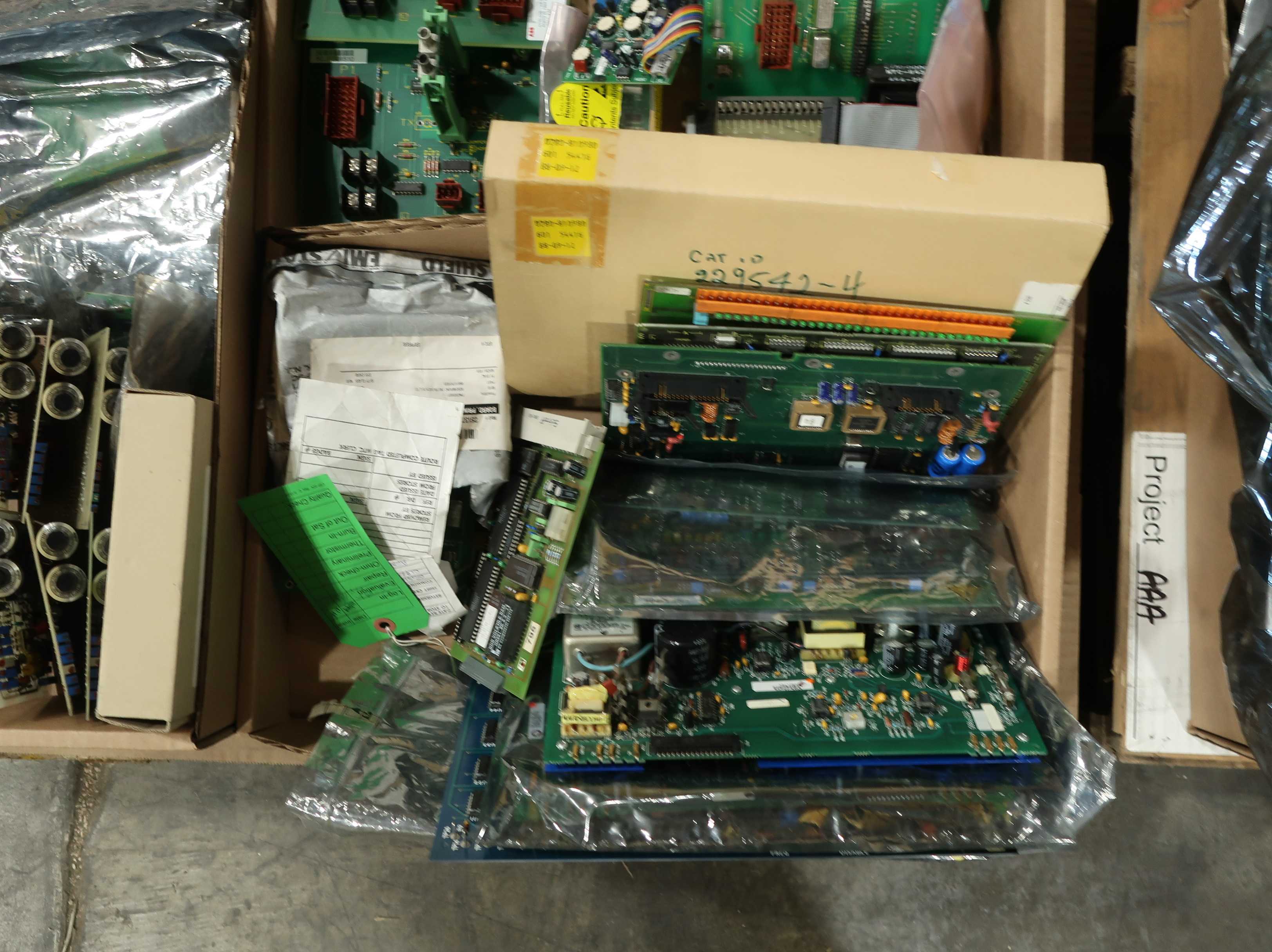 SKU 1774254 - 4 PALLETS OF ASSORTED PCB BOARDS - PCB CIRCUIT BOARDS