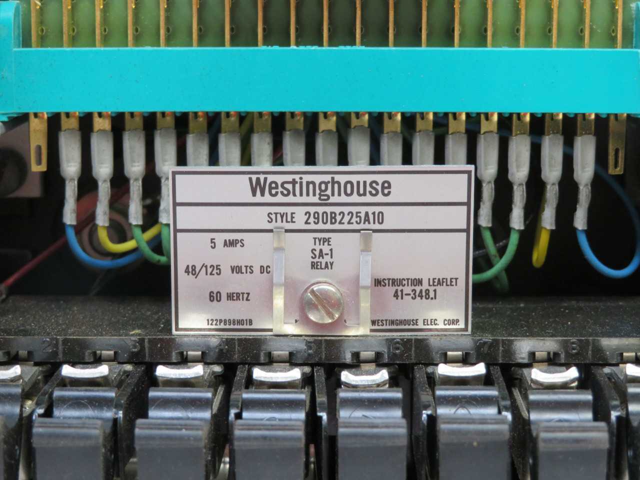 Westinghouse 290B225A10 Solid State Generator Protection Relay With Plastic Damage - PROTECTION RELAY