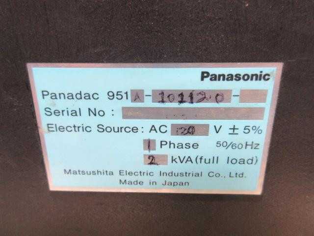 PANASONIC PANADAC 951-A-101120 POWER SOURCE STANDARD POWER CONDITIONER LOW IMPEDANCE ISOLATION SURGE - SURGE SUPPRESSOR