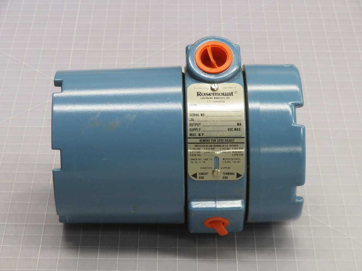 ROSEMOUNT 1135F1S1B1 PRESSURE TRANSMITTER T234163 - PRESSURE TRANSMITTER