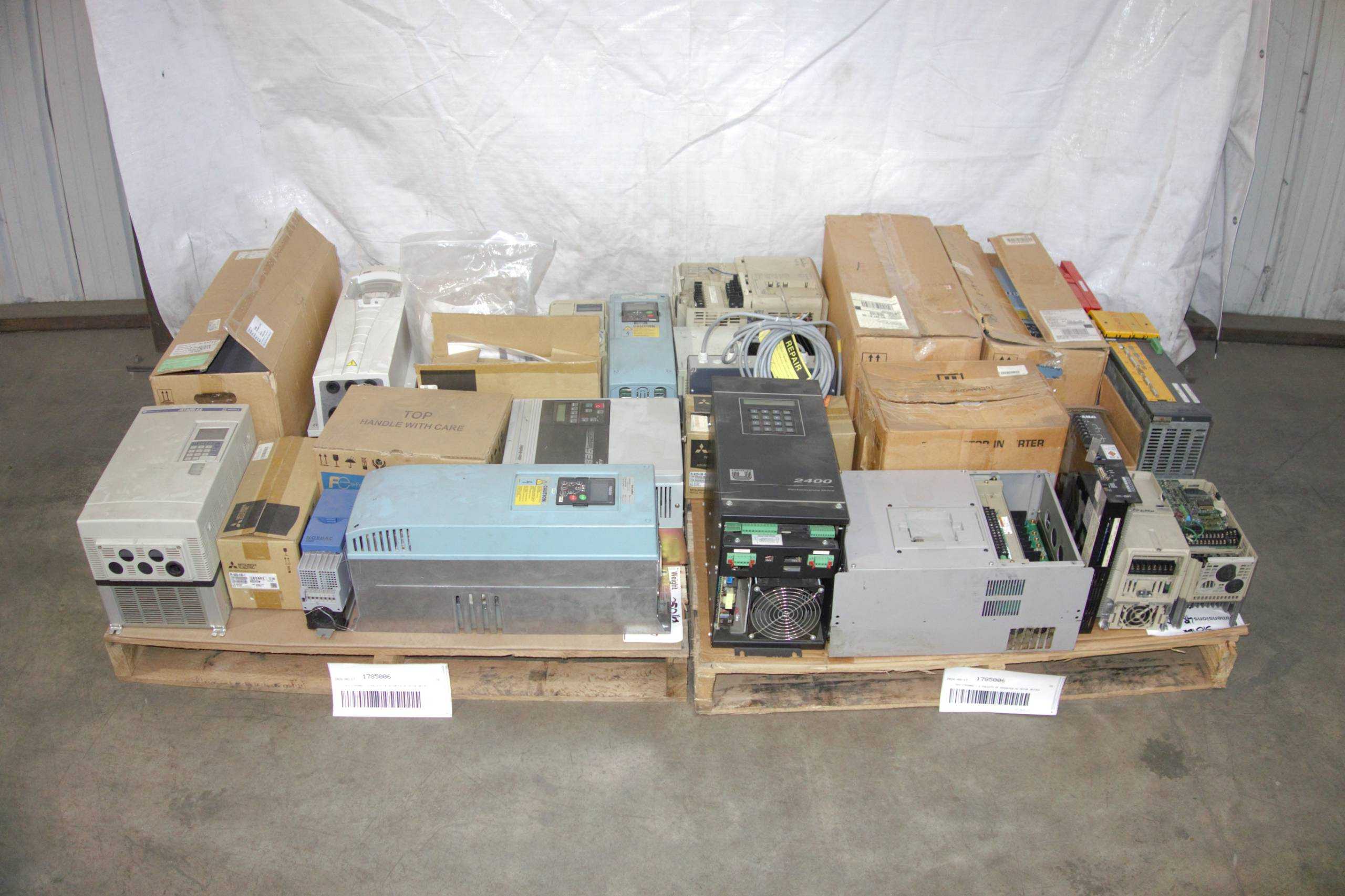 SKU 1785006 - 2 Pallets Of Assorted AC Motor Drives - MOTOR DRIVES