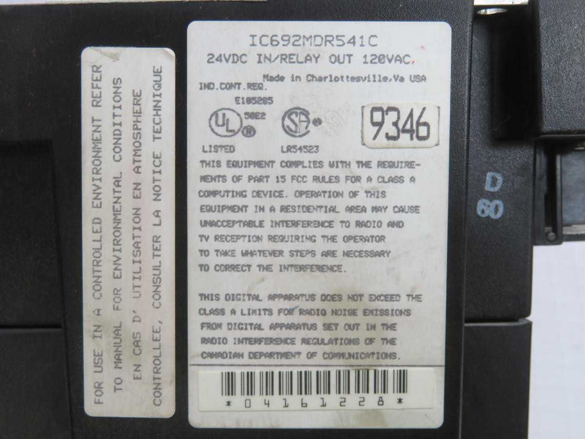 GE FANUC IC692MDR541 D I/O MODULE T230239 - PCB CIRCUIT BOARDS