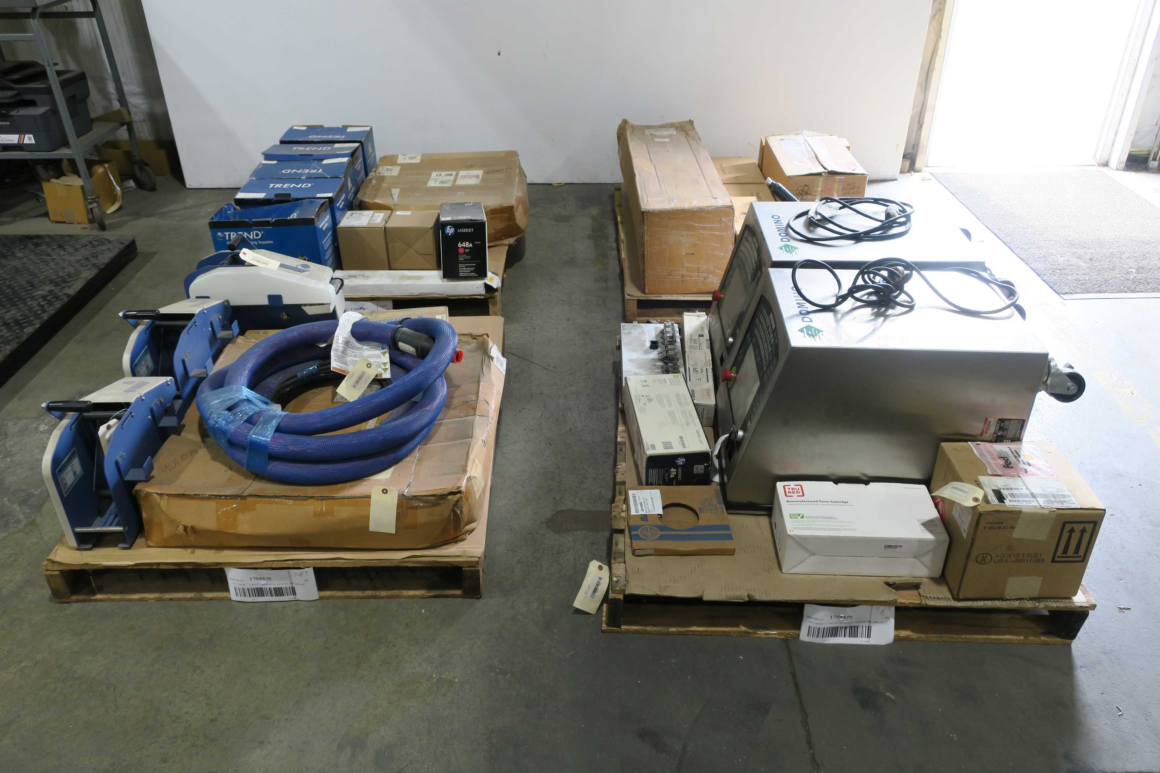 SKU 1784475 - 4 PALLETS OF ASSORTED PACKAGING AND LABELING - PACKAGING