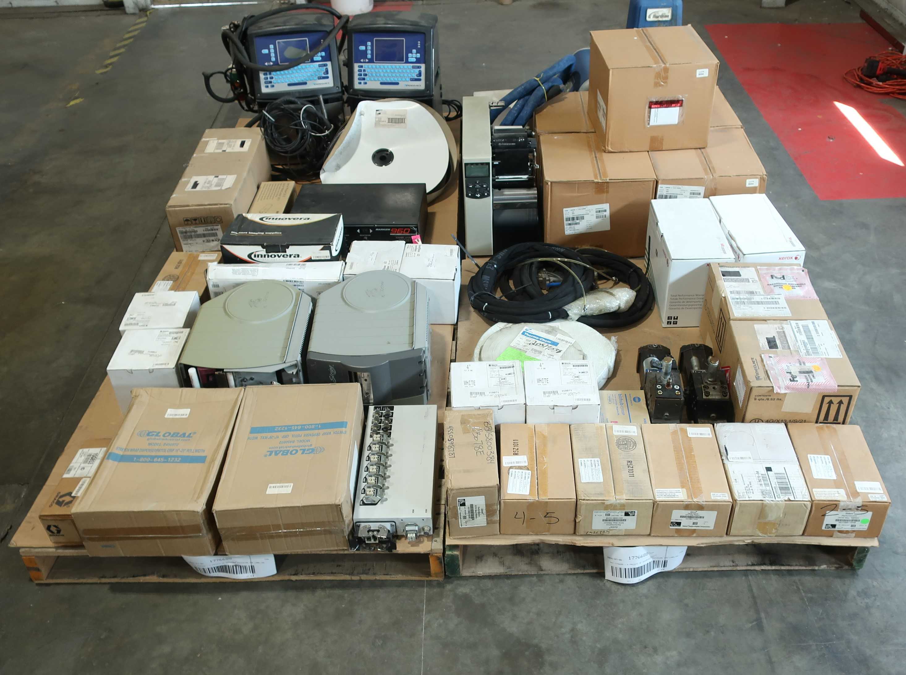 SKU 1776688 - 4 PALLETS OF ASSORTED PACKAGING AND LABELING - PACKAGING