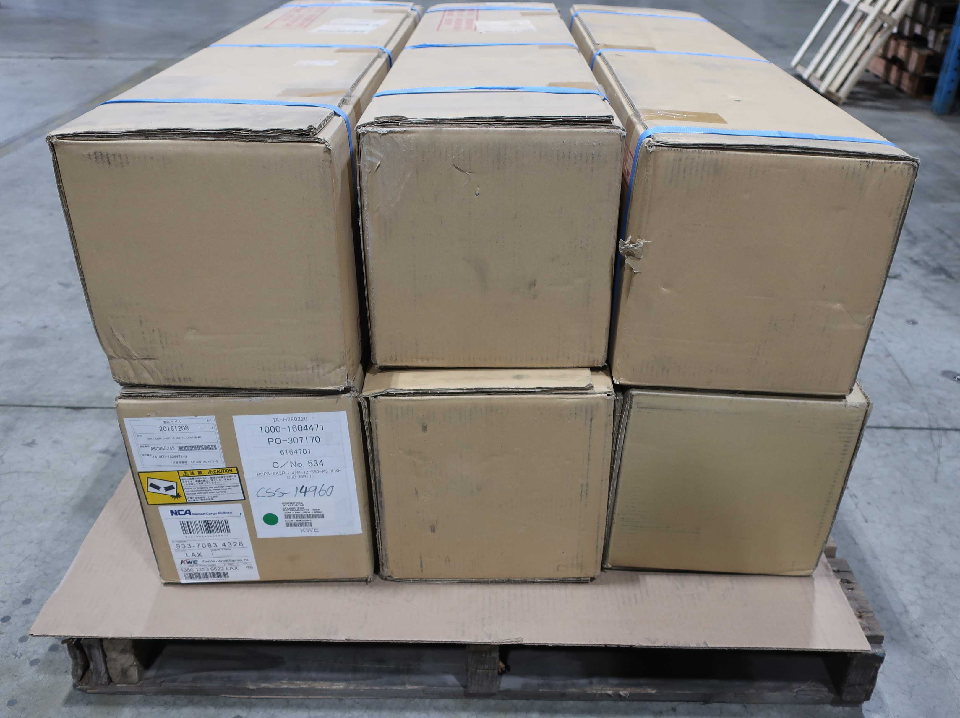 SKU 1785499 - 1 PALLET OF ASSORTED IAI LINEAR SERVO MOTORS AND ACTUATORS - LINEAR SERVO MOTORS