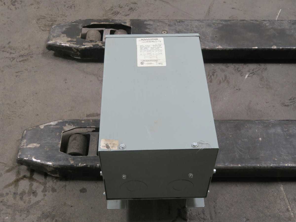 POWERTRAN PTN102-7.5K TRANSFORMER T201638 - DRY TRANSFORMERS