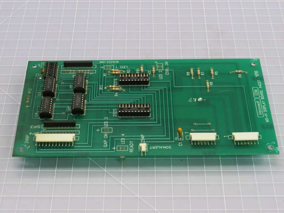 HANSVEDT A4227 DISPLAY CIRCUIT BOARD T248818 - PCB CIRCUIT BOARDS
