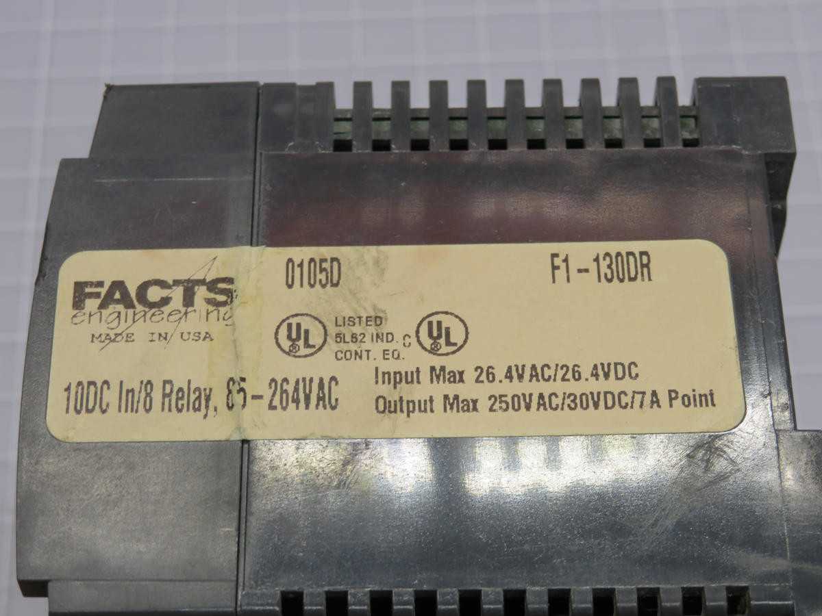 FACTS F1-130DR PLC MODULE T218005 - PLC MODULES