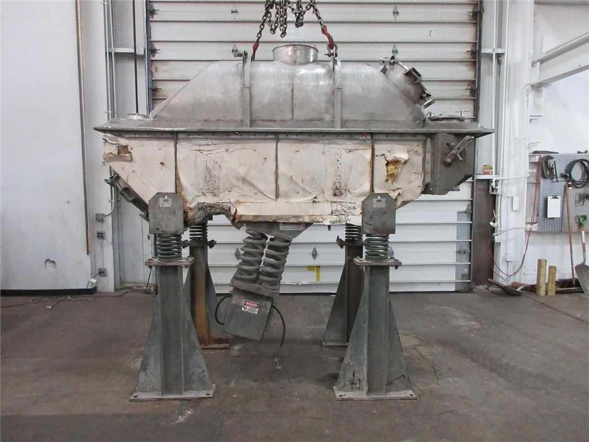 1995 Carrier 120" X 24" Fluid Bed Dryer, Model FCAC1860S, Stainless Steel, 2 HP - DRYERS
