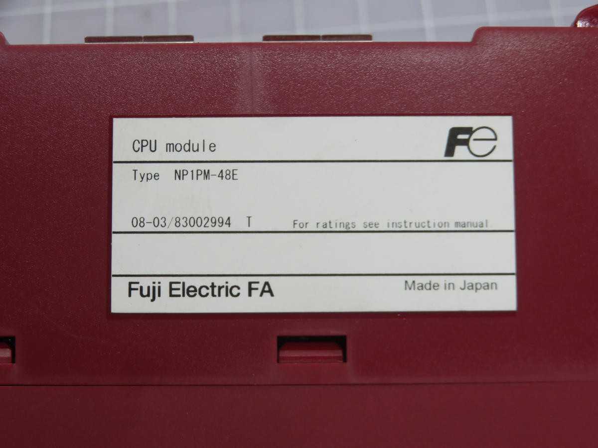 FUJI ELECTRIC NP1PM-48E POWER SUPPLY T244774 - POWER SUPPLIES