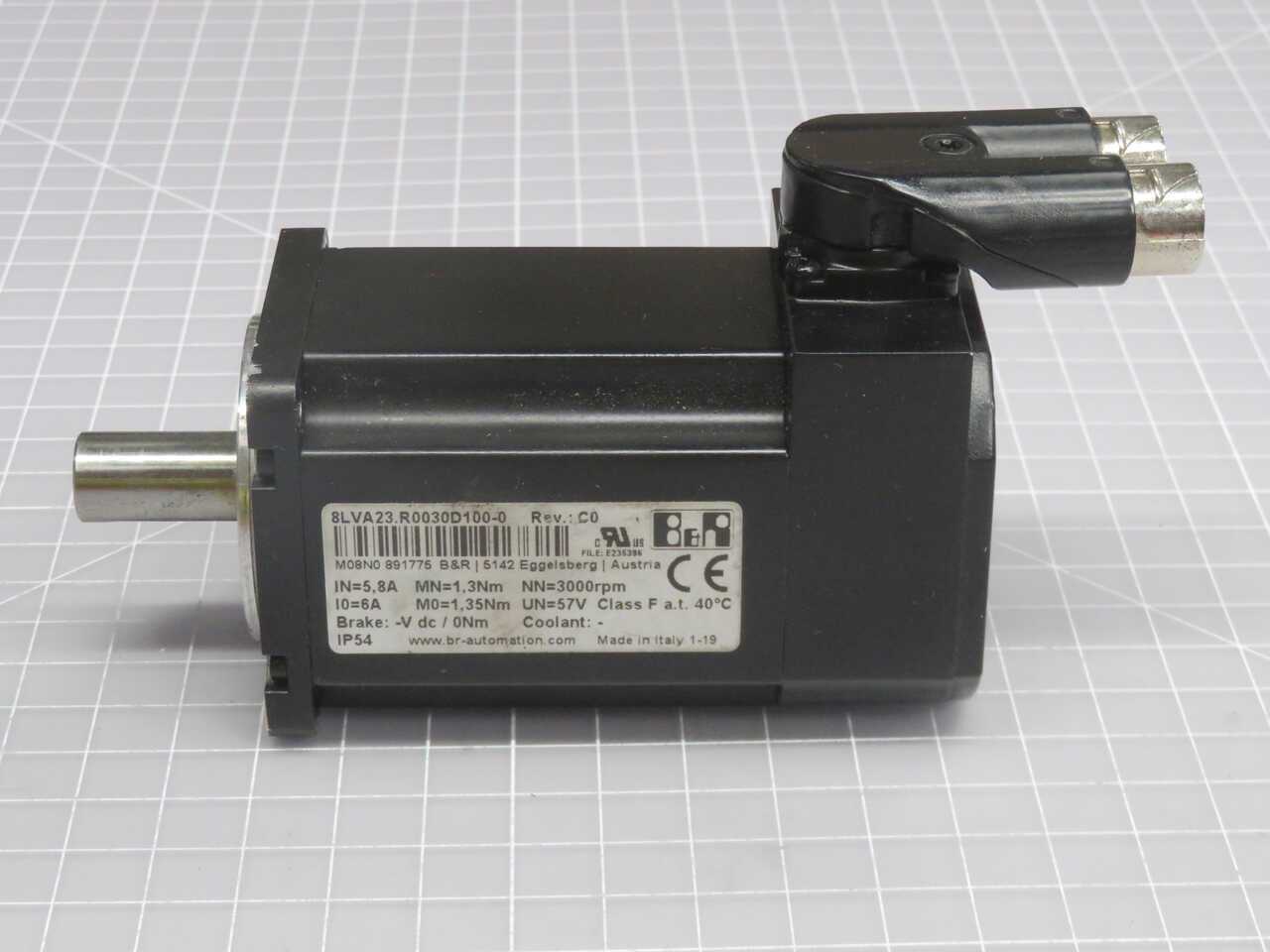B&R 8LVA23.R0030D100-0 SERVO MOTOR T269481 - INDUSTRIAL PARTS