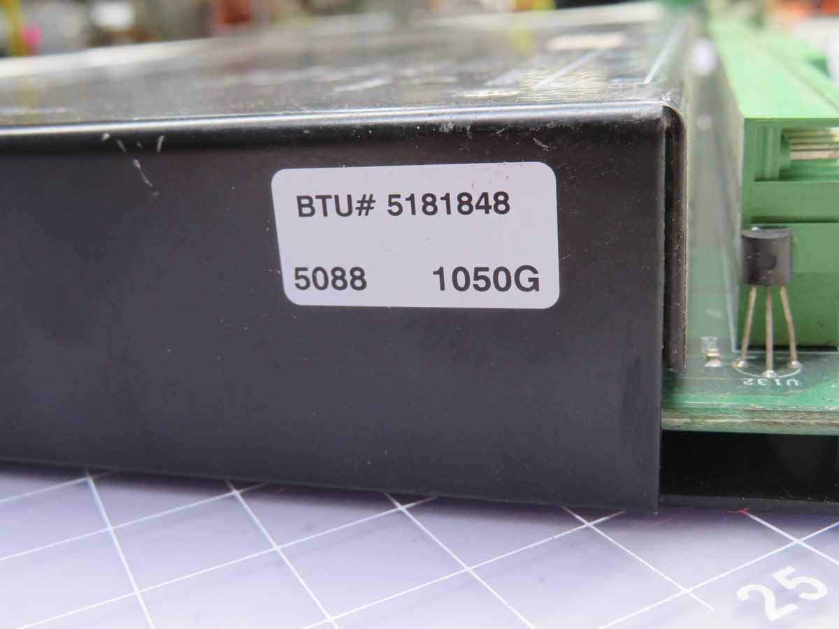 INTELLIMAX 5181848 CONTROL MODULE T254403 - PLC MODULES