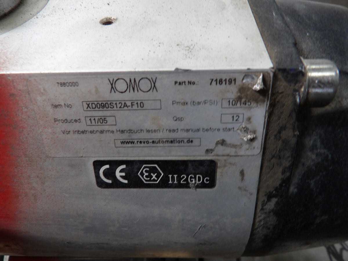 XOMOX XD090S12A-F10 VALVE ACTUATOR DUAL M4370 - PNEUMATIC VALVE