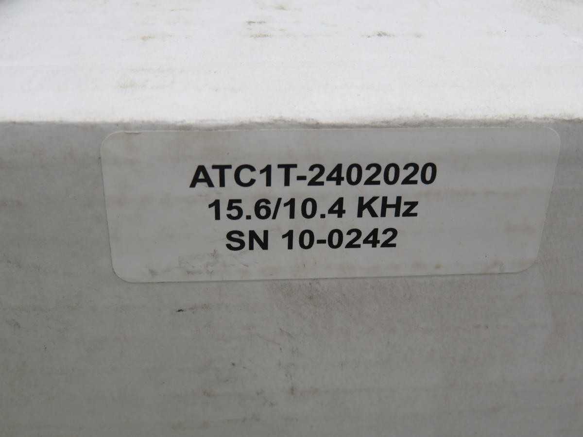 VOSSLOH-SCHWABE ATC1T-15.6/10.4KHZ 2402020 ATC-1T TRANSMITTER T238809 - AUTOMATION & CONTROLS