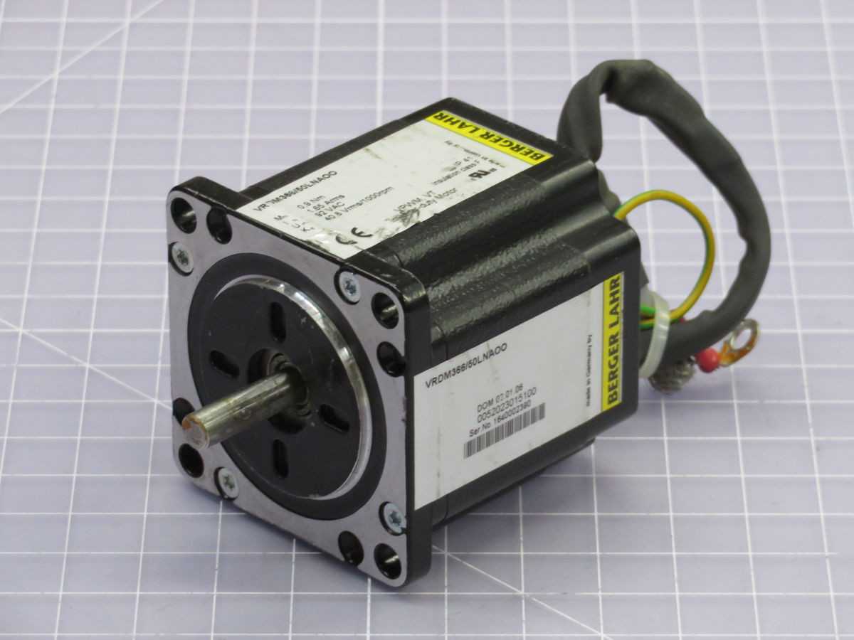 BERGER LAHR VRDM366/50LNAOO STEPPER MOTOR T250836 - ELECTRIC MOTORS BERGER LAHR VRDM366/50LNAOO STEPPER MOTOR T250836 - ELECTRIC MOTORS