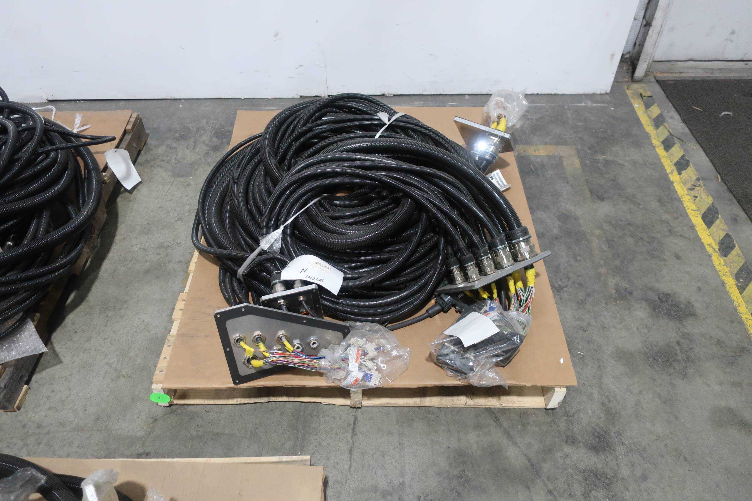 SKU 1743888 - LOT OF 3 YASKAWA 5292929-1-HE1Y HW0171852-B MOTOMAN WIRING HARNESS CABLE ASSEMBLY - INDUSTRIAL ROBOTS