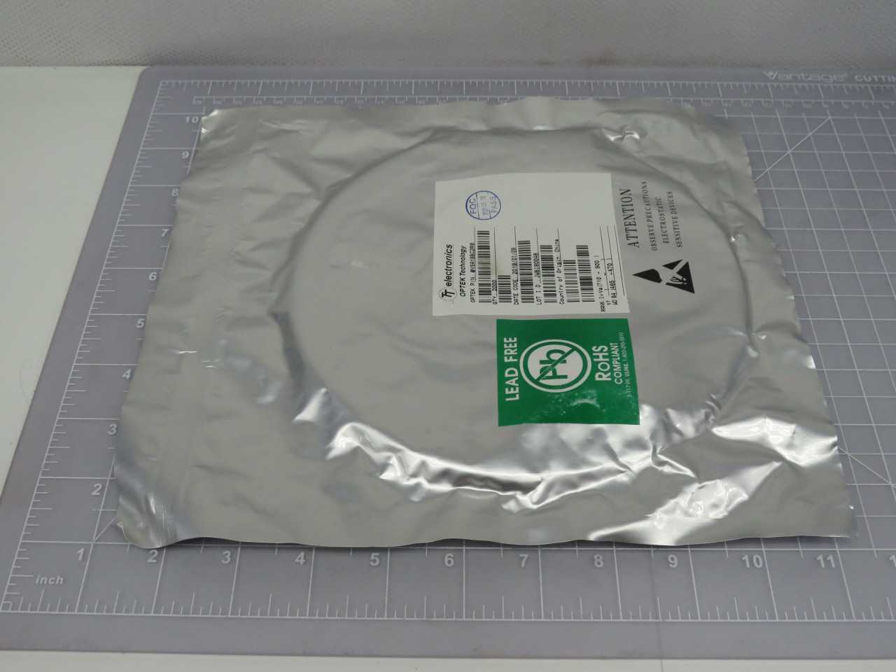 LOT OF 2000 TT ELECTRONICS OVSA1BBC2R8 STANDARD LEDS - SMD BLUE 470NM 120 DEG 550MCD 30MA 3.6VDC T17 - LIGHTING