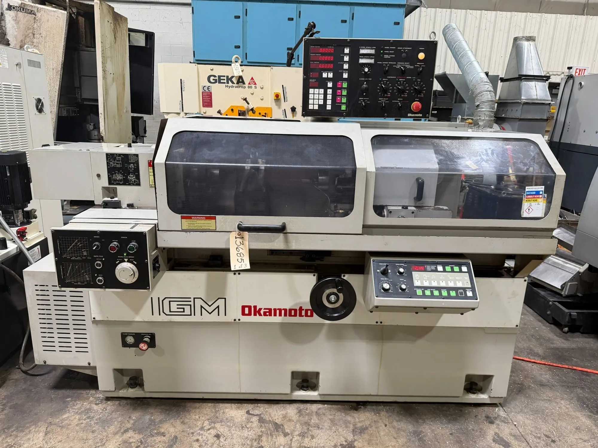 2010 OKAMOTO IGM-2M INTERNAL GRINDER, 10000 RPM, MDI CONTROL - PRECISION ENGINEERING! - GRINDING MACHINES