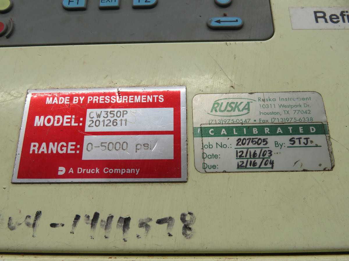 DRUCK CW350P PNEUMATIC CONTROLLER T226944 - PNEUMATIC PARTS