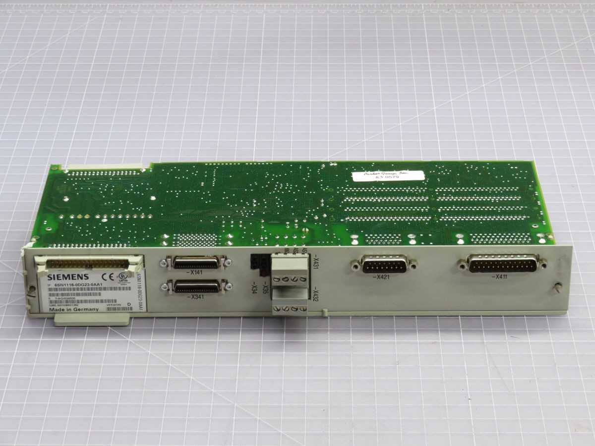 SIEMENS 6SN1118-0DJ23-0AA2 PERFORMANCE MODULE T259187 - SERVO DRIVES