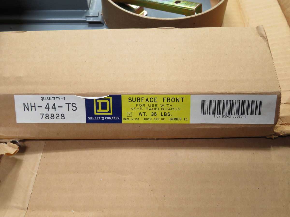 Square D NH44TS Front Panelboard Trim Cover T256394 - ELECTRICAL ENCLOSURES