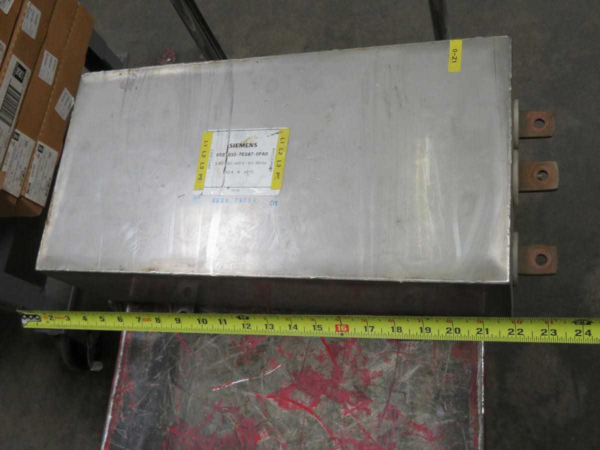 SIEMENS 6SE7033-7ES87-0FA0 LINE FILTER T198742 - AC VFD DRIVES