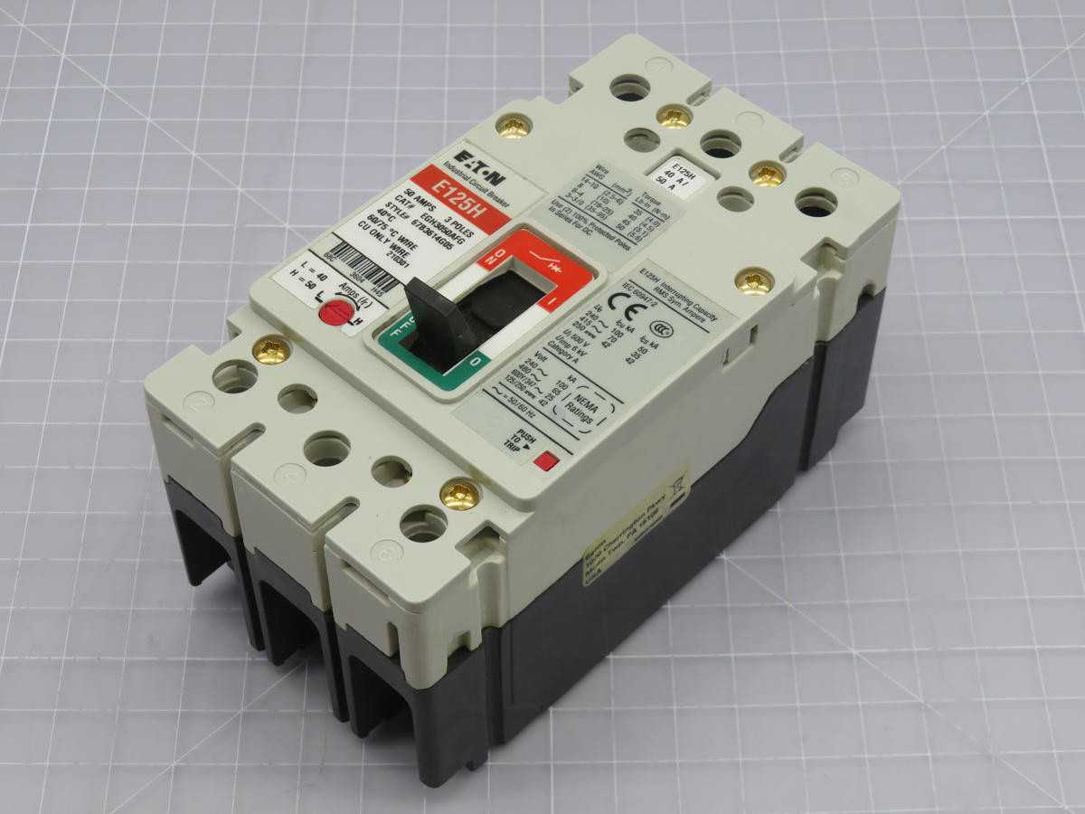 EATON EGH3050AFG E125H SERIES G MOLDED CASE CIRCUIT BREAKER T212726 - CIRCUIT BREAKERS