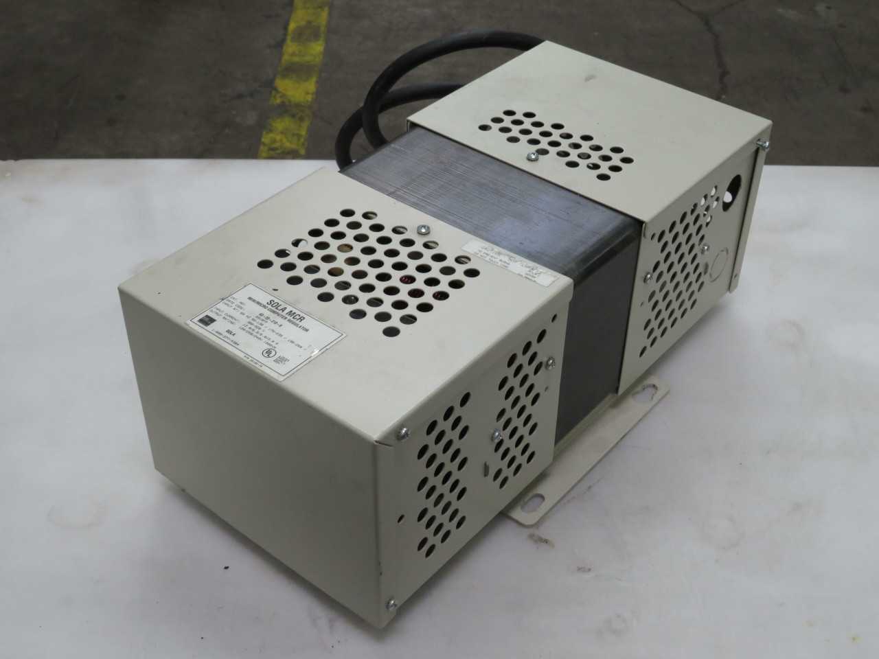 SOLA MCR 63-23-210-8 MINI MICRO COMPUTER REGULATOR T184747 - MACHINING ACCESSORIES & TOOLING