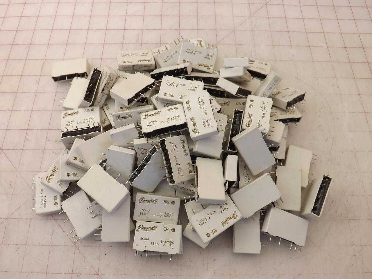 LOT OF 96 GRAYHILL 70M-IDC5 STATE RELAY T35197 - ELECTRICAL RELAYS LOT OF 96 GRAYHILL 70M-IDC5 STATE RELAY T35197 - ELECTRICAL RELAYS