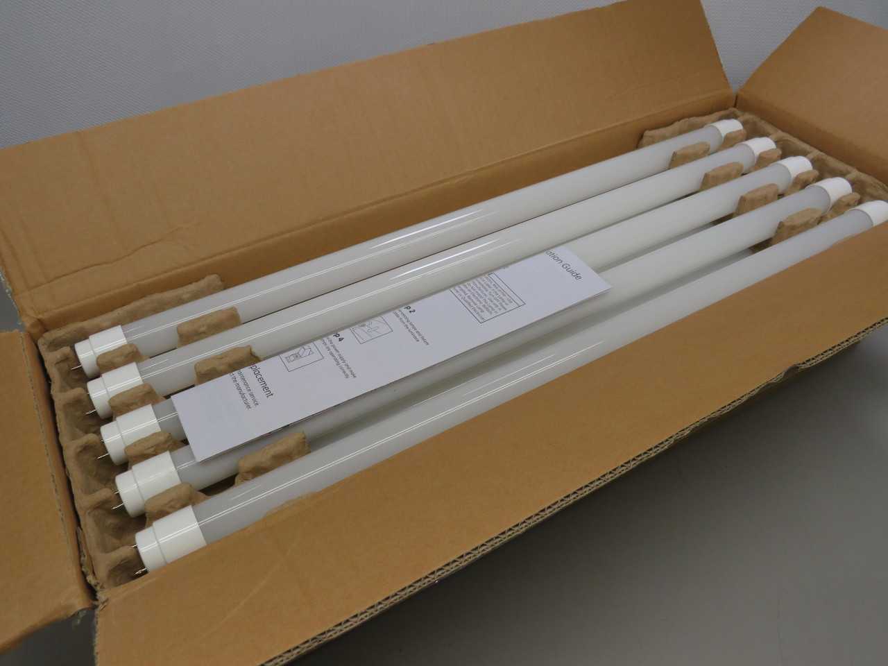 LOT OF 920 GE 34337 LED9ET8/G/2/935 2 FOOT LED STRAIGHT T8 TUBE LIGHT BULBS 9 WATT G13 T157096 - LIGHTING
