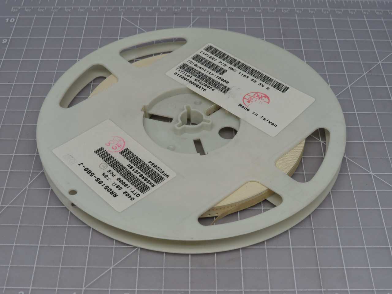 LOT OF 10000 SEI RMC 116S 56 5% R RR0510S-560-J THICK FILM RESISTORS T172581 - ELECTRICAL COMPONENTS