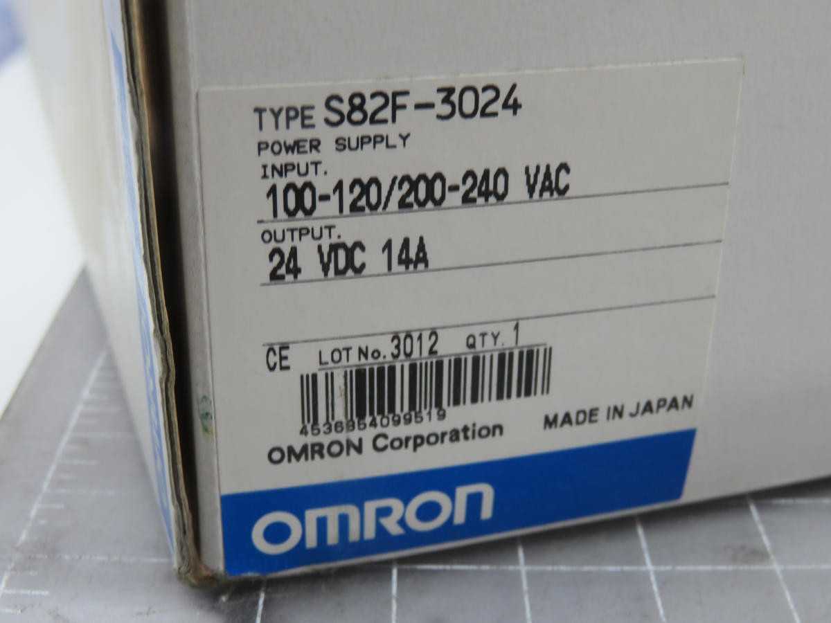 OMRON S82F-3024 POWER SUPPLY T222234 - POWER SUPPLIES