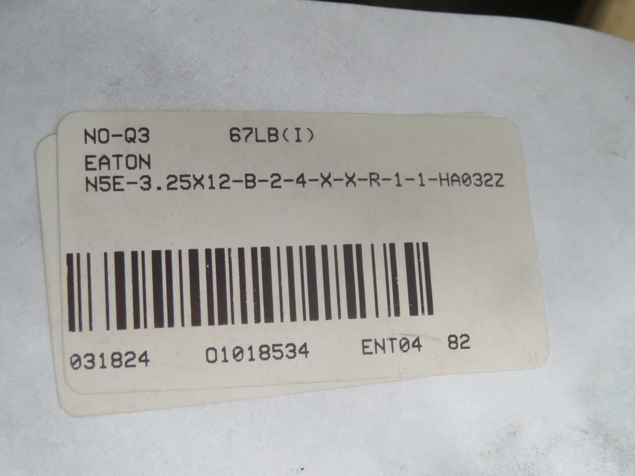 Eaton N5E-3.25X12-B-2-4-X-X-R-1-1-HA032Z Hydraulic Cylinder T270729 - PNEUMATIC CYLINDERS & ACTUATORS