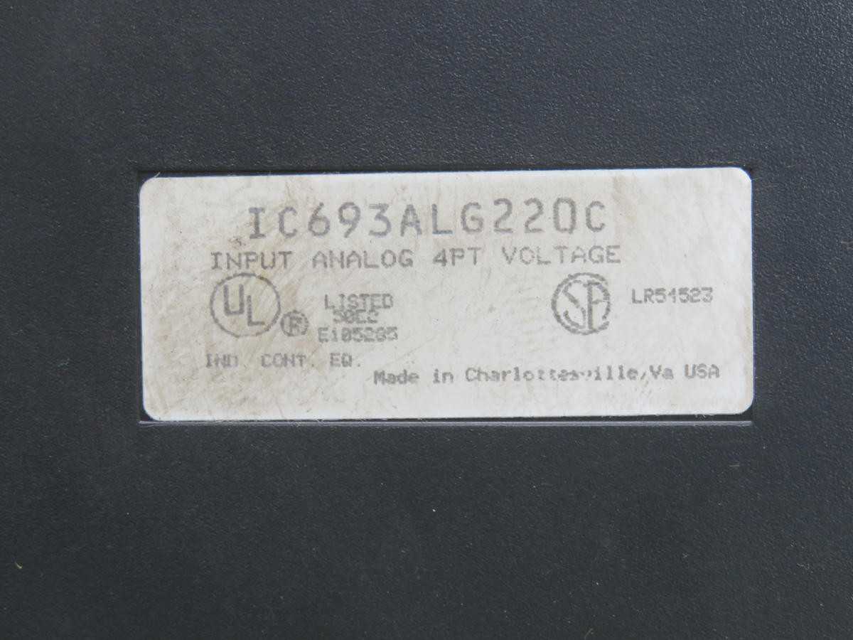 GE FANUC IC693ALG220C INPUT MODULE T230923 - MISCELLANEOUS