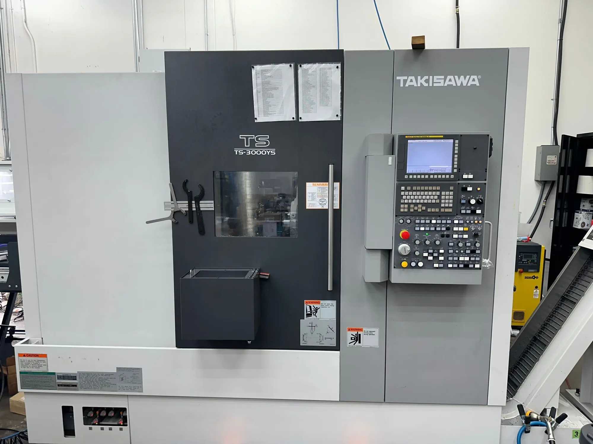 Takasawa TS-3000 YS Multi-Axis CNC Lathe | 5000 RPM, 2 Spindles, 3200 Hours - CNC LATHES